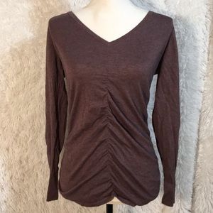 Lightweight V-neck cashmere blend sweater